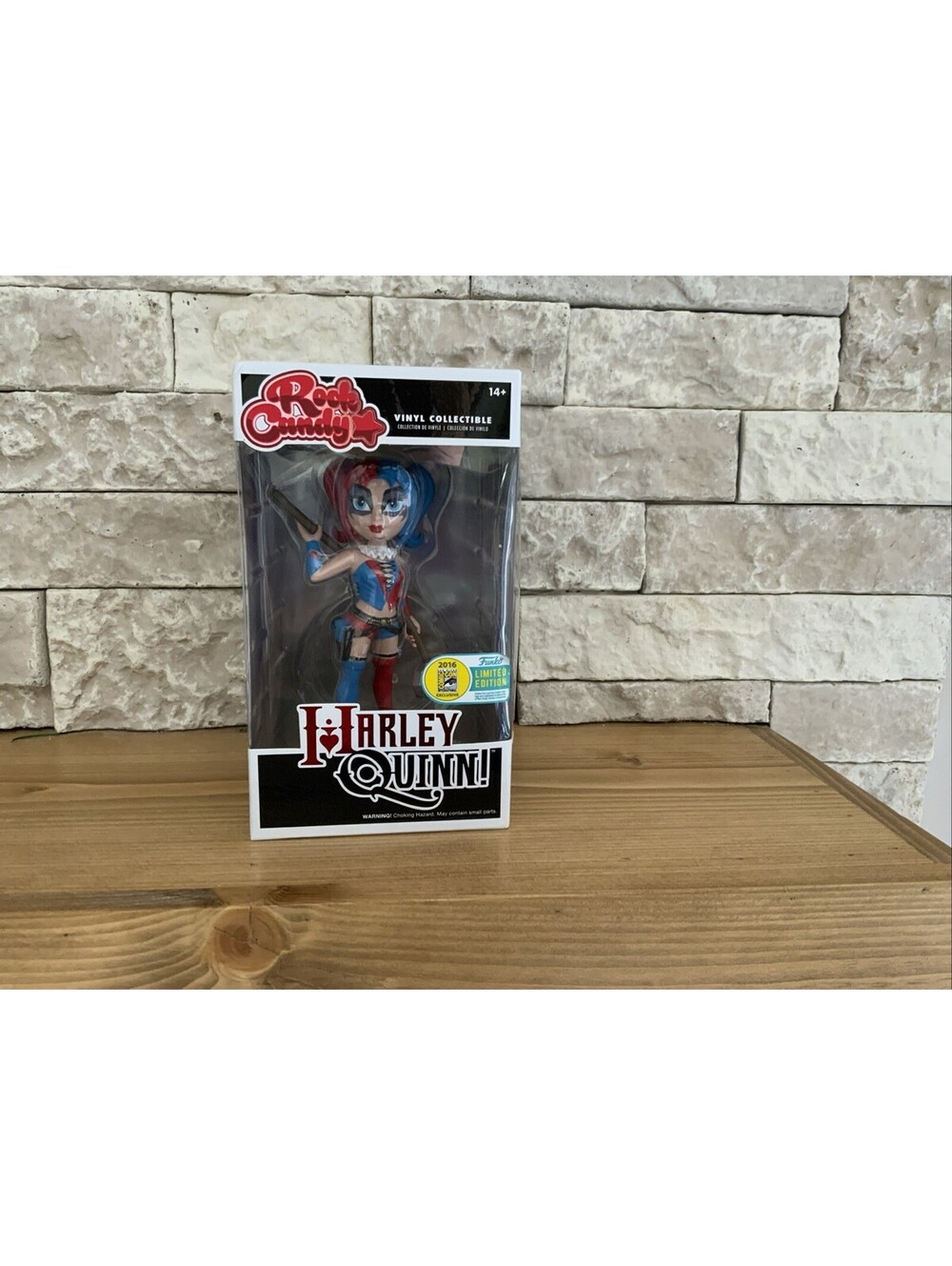 Harley Quinn Comic Con Limited Edition Funko Rock Candy Vinyl Figure DC Comics